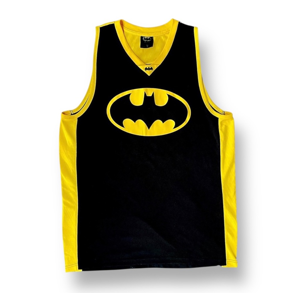 Vintage Batman Black and Yellow Sleeveless Tank Top
